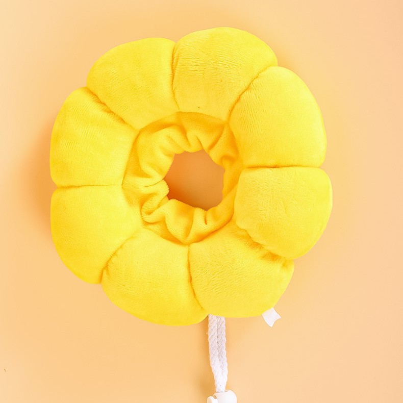 Spot Sunflower Elizabeth Ring Cat Collar Pet Dog Neck Neck Sterilization Shame Ring Anti-Lick Anti-Scratch Sleeve