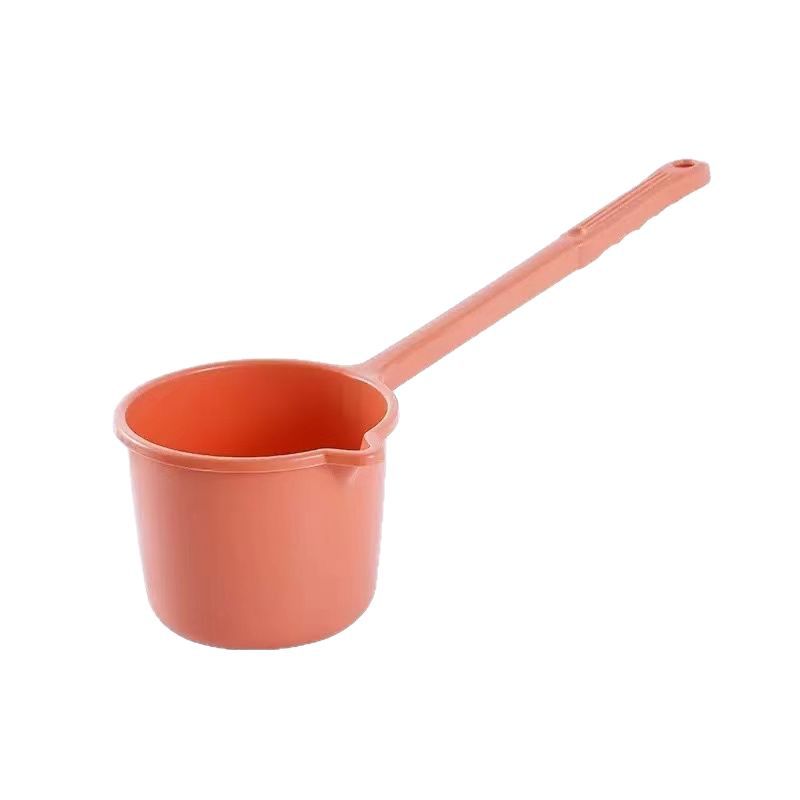 Long Handle Plastic Water Scoop Baby Shampoo Water Spoon Long Rod Kitchen Thickened Water Scoop Children's Baby Shower Scoop