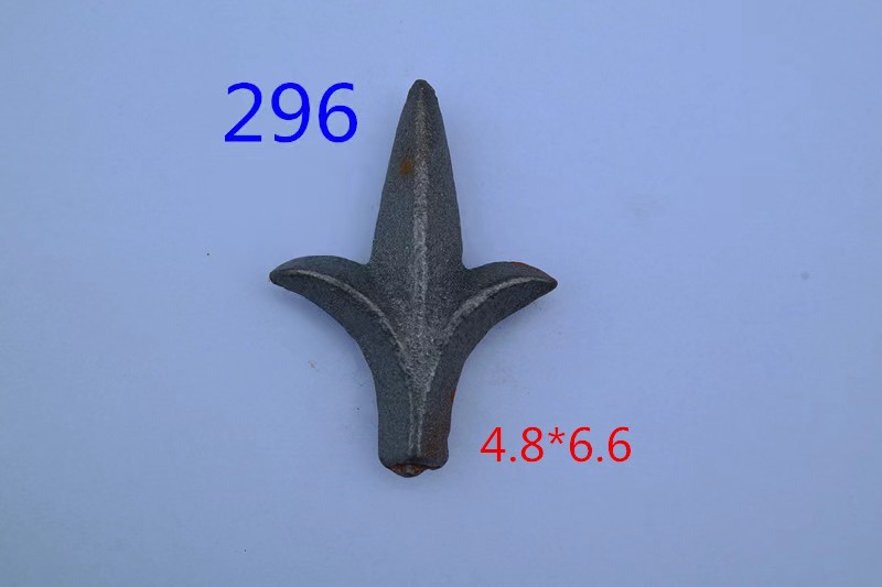 Supply of Wrought Iron Cast Iron Fittings, Cast Spearheads, Railing Welding Heads, Creative Vintage Style Iron Crafts