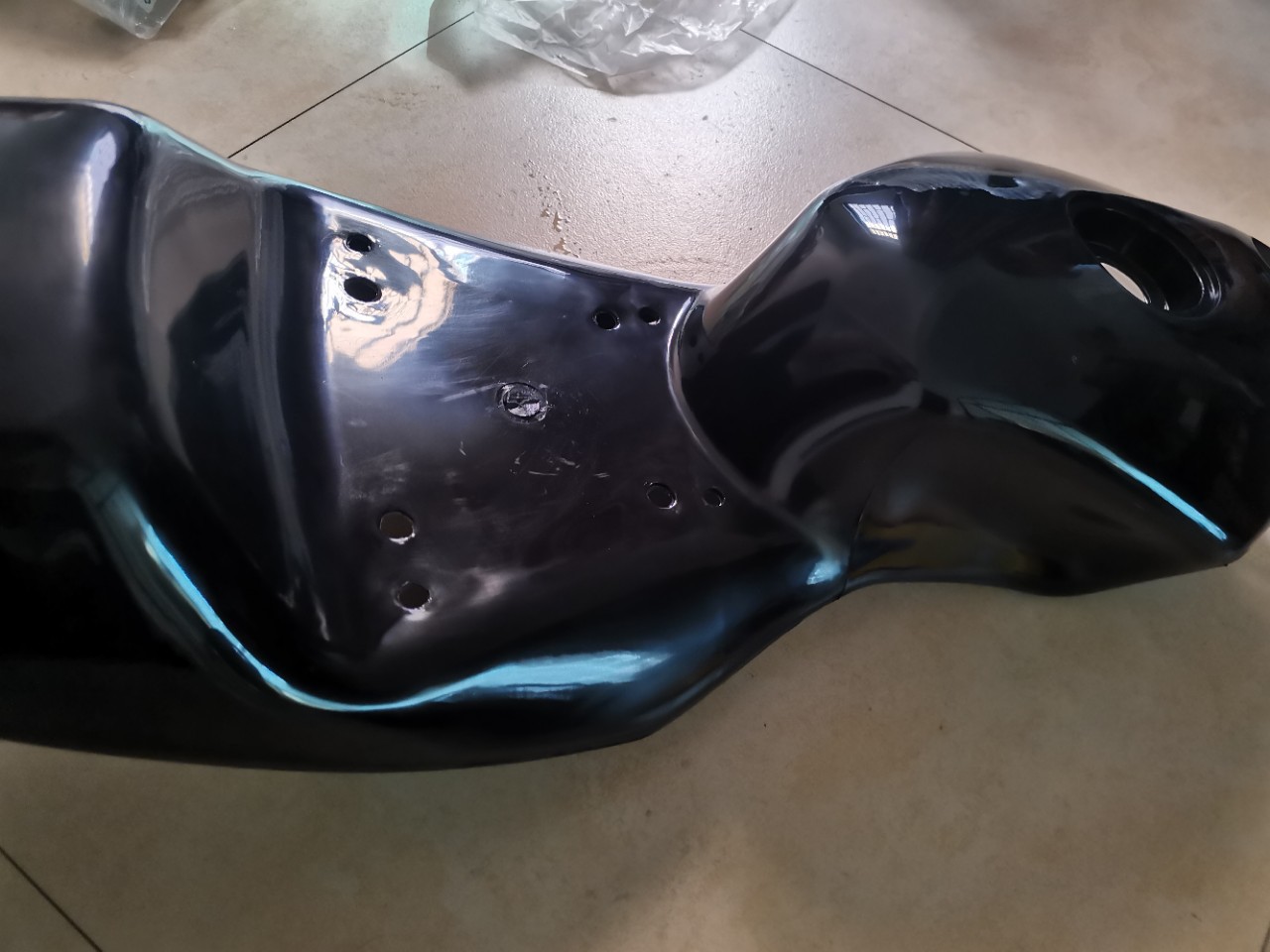 Mini Motorcycle Accessories 49Cc Kidsren's Small Sports Car Shell Fuel Tank Upper Part Only Black Cushion Shell