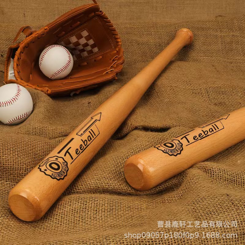 Wooden solid baseball bat car indoor self-defense weapon wooden sports fitness equipment baseball bat
