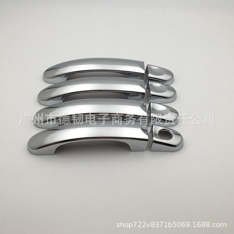 Applicable to 04-15 Volkswagen Touran car door handle sticker decoration Touran MK1 electroplating handle protective cover