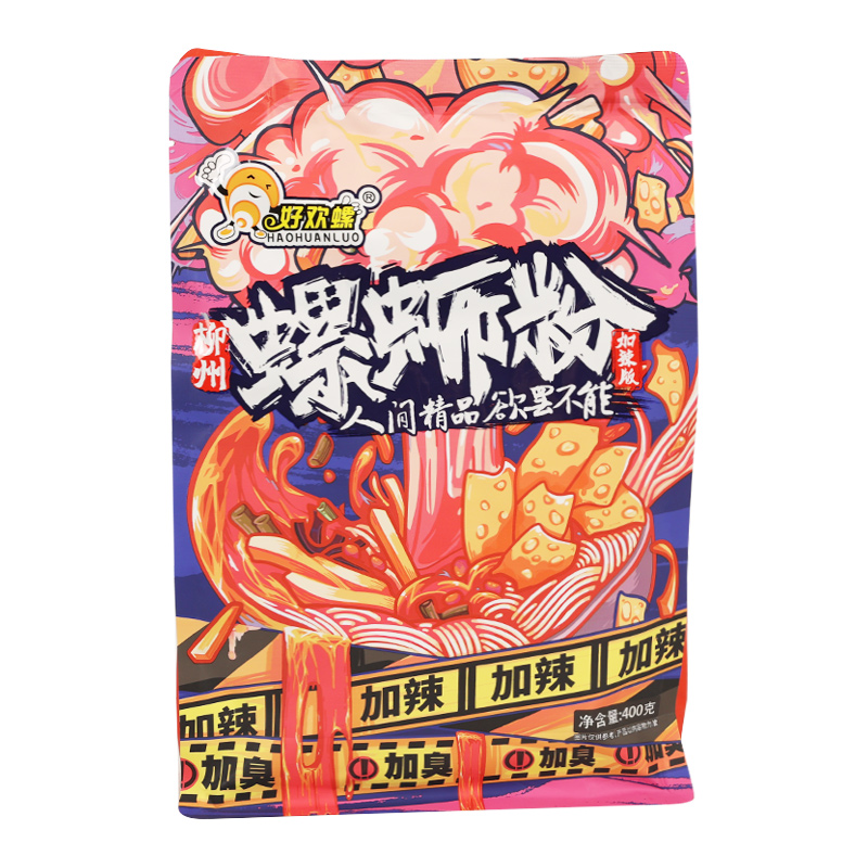 Good Huan snail powder plus spicy and smelly 400g Liuzhou specialty snack instant rice powder snail powder screw powder postage