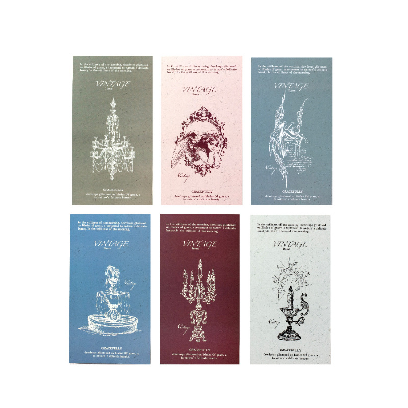 Yanji Special Paper Material Book Wasteland Dream Retro Casual Handbook Decoration DIY Handmade Material Collage