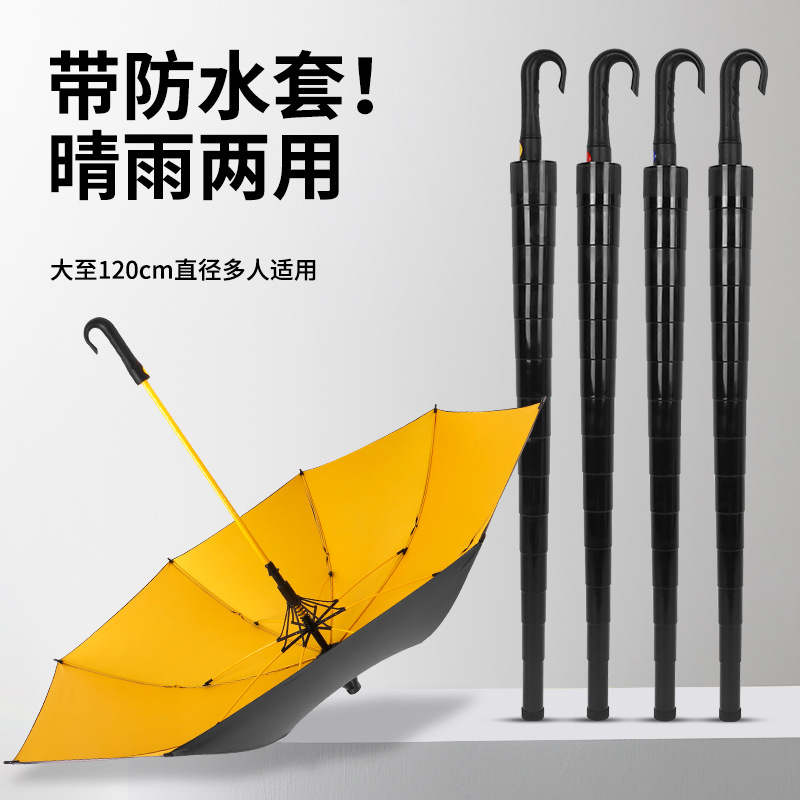 Оптовая продажа зонт для гольфа с защитой от солнца 27 дюймов, увеличенный мужской зонт с длинной ручкой, рекламный зонт с индивидуальным дизайном