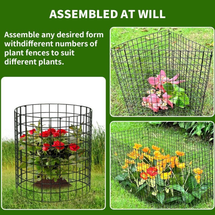 12inchx12inch Wire Mesh Garden Plant Cage Round Plant Protection Cover Exclusively for Cross-Border Amazon