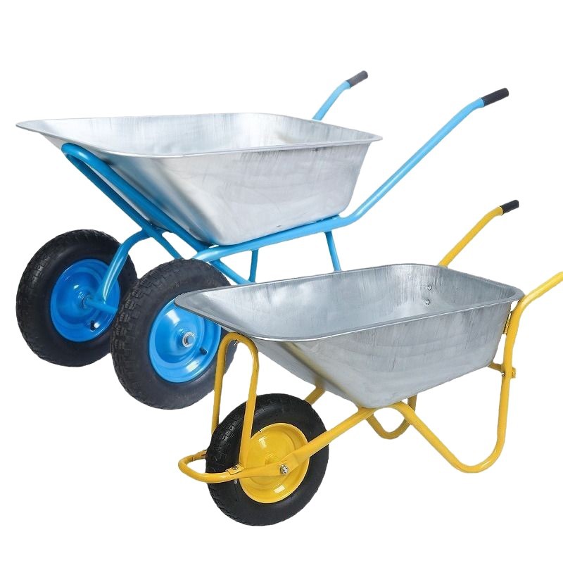 Agricultural Household Trolley, Sand Construction Site Bucket Truck, Garden Trolley, Truck, Soil Single-Wheel Garbage Wheelbarrow