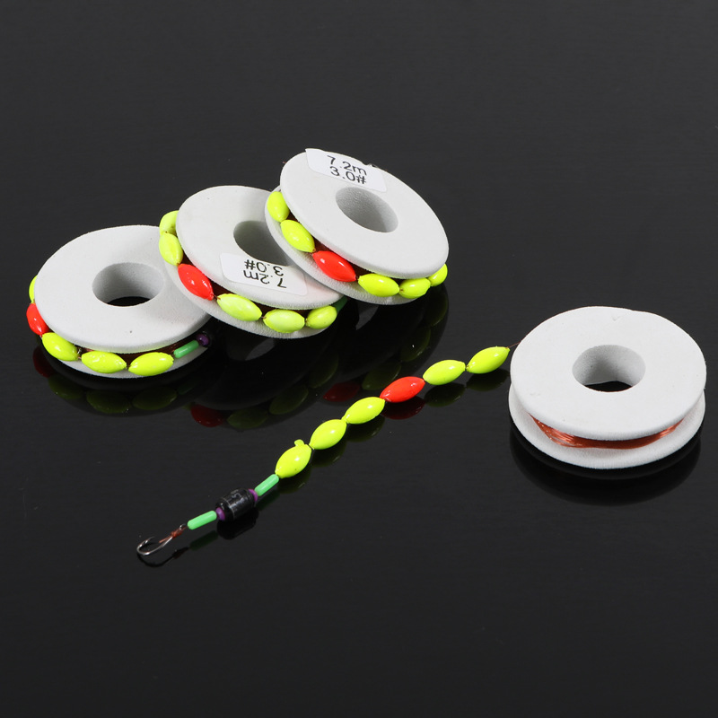 Seven Star float with hook line set traditional fishing finished product tied with barbed full set finished product hook line set fishing line wholesale