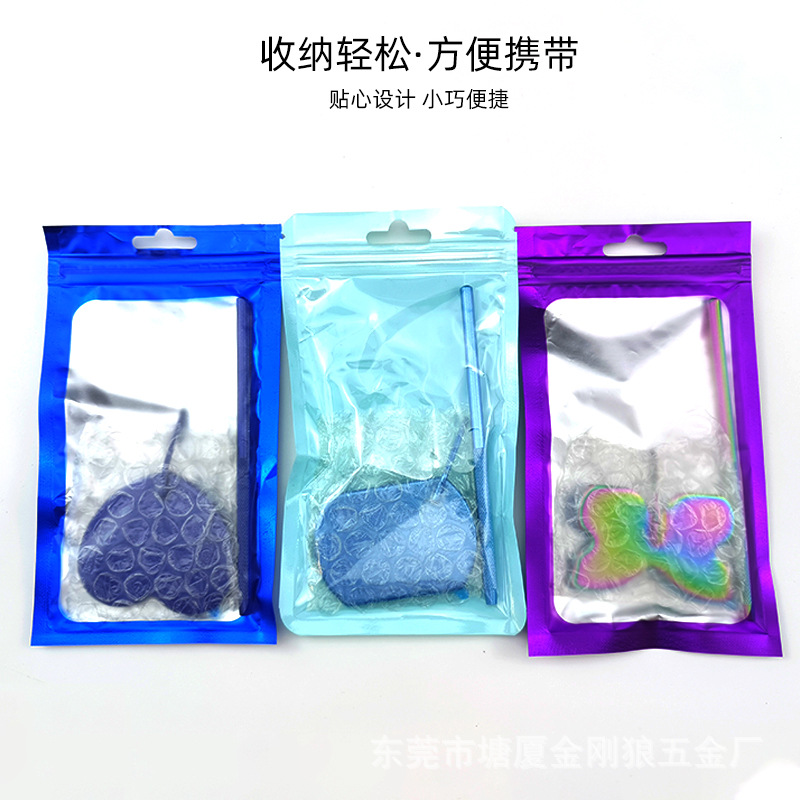 Cross-border e-commerce beauty makeup stainless steel anti-fog grafting eyelash mirror beauty auxiliary eyelash beauty tool eyebrow clip mirror