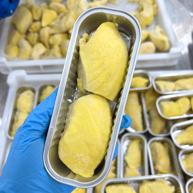 Thai Golden Pillow Grilled Durian Small Gold Bar Street Stall Commercial Cheese Grilled Durian Pure Meat Durian Night Market Buffet Bbq