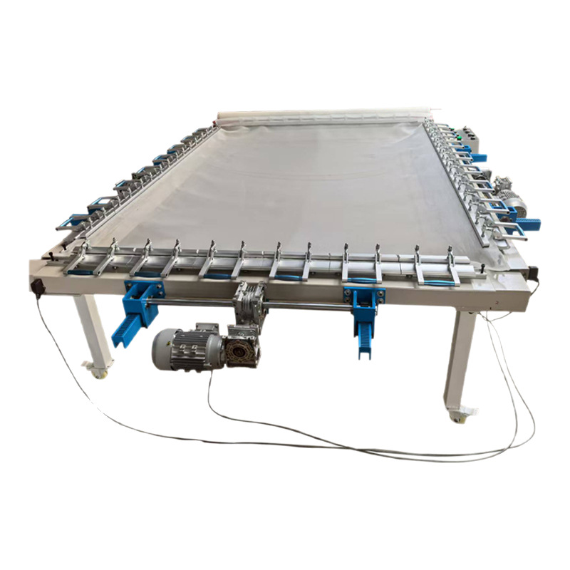 Large Electric Screen Tensioning Machine Shenzhen Manufacturer Fully Automatic Screen Printing Uv Screen Tensioning Machine Equipment High Tension Screen Tensioner
