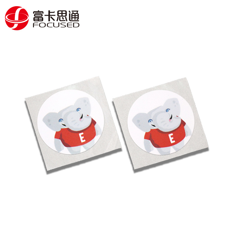 Smart Nfcnatg213 Chip Digital Label 144Bytes Capacity Colorful Digital Label Sticker
