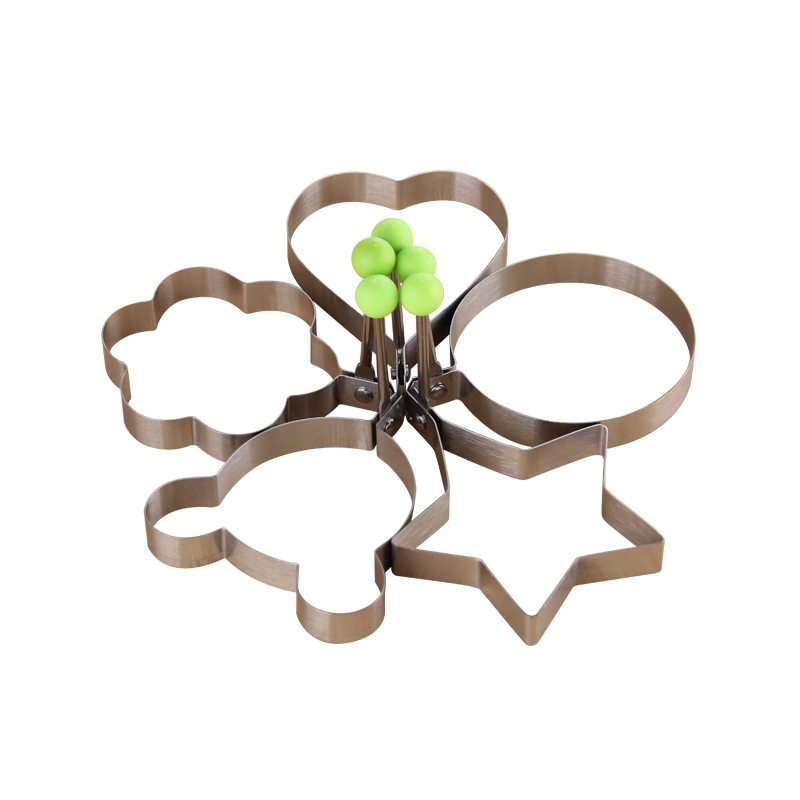 Creative Stainless Steel Egg Fried Egg Fried Egg Fried Egg Ring Heart-shaped Mold