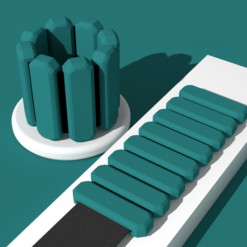 Detachable 2-Pound Weight-Bearing Bracelet Invisible Equipment Foot Binding Strength Training Silicone Sports Running Sandbag Private Model