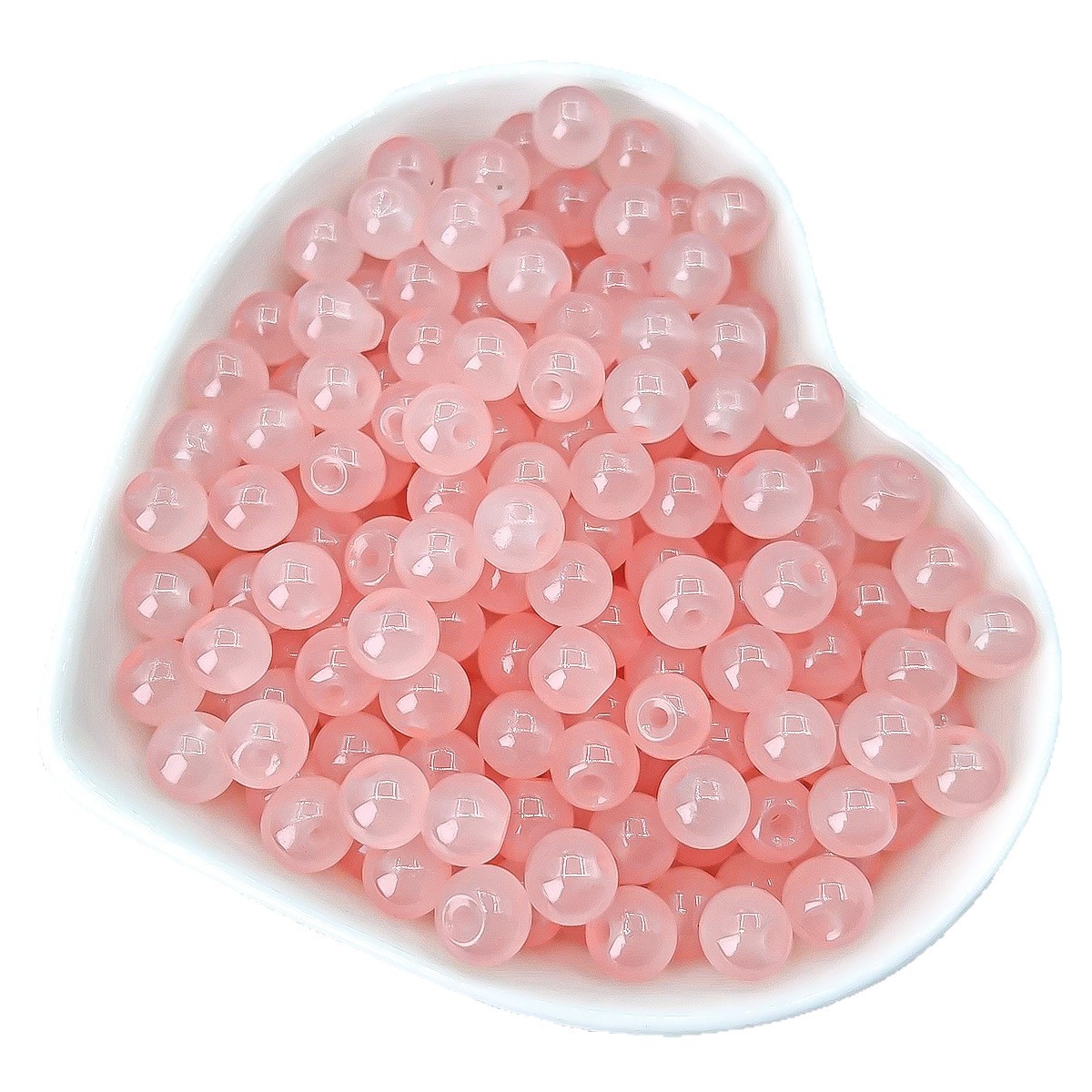 4Mm6Mm Glass Beads Loose Batch Handmade DIY Jewelry Spacer Beads Bracelet with Beads Loose Beads Glass Beads Beads