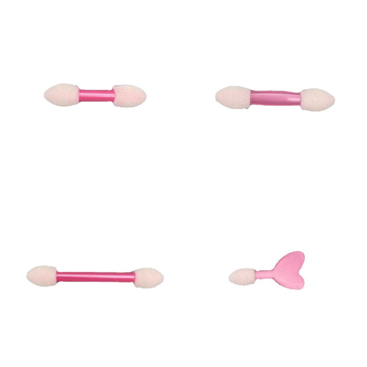 Sponge Eye Shadow Brush Double Head Sponge Eye Shadow Stick Eye Makeup Brush Beauty Makeup Tools Practical Small Foundation Box