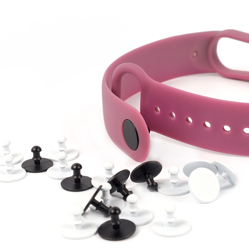 Металлическая пряжка для силиконового ремешка, спортивная пряжка для умного браслета, гвоздь для смарт-часов