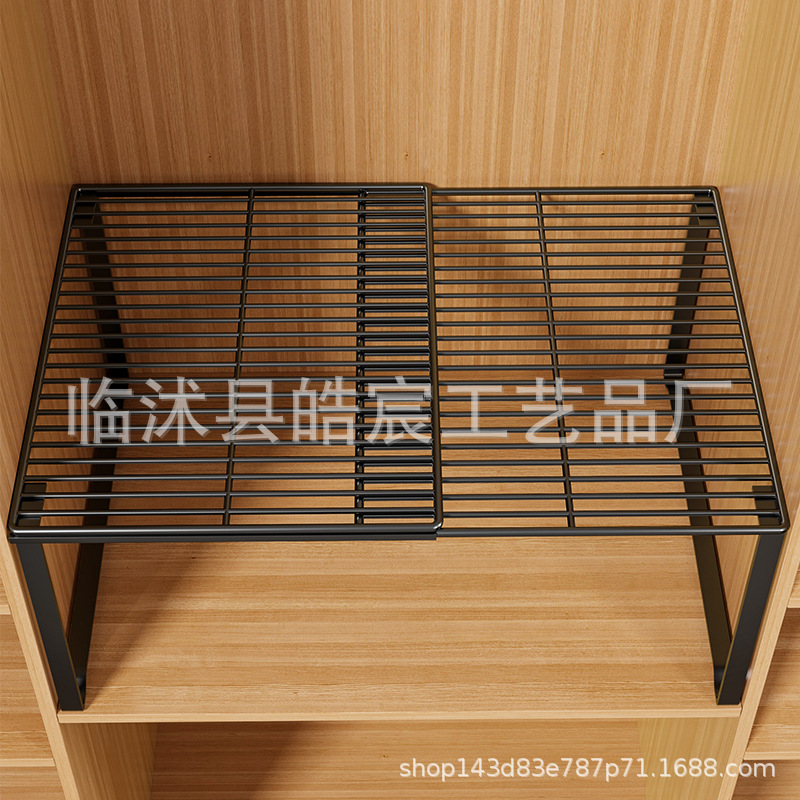 Wardrobe Layered Partition Storage Artifact Cabinet Retractable Storage Rack Inside the Cabinet