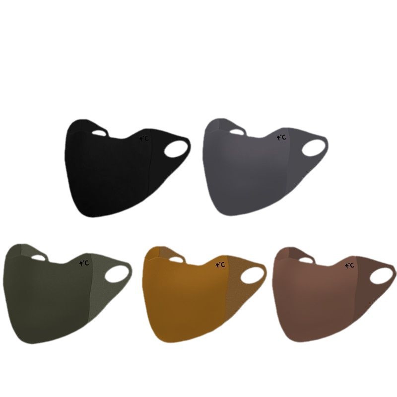 Autumn and Winter Maillard High-Looking Warm Windproof Mask Winter Outdoor Eye Protection Breathable Protective Cold-Proof Mask