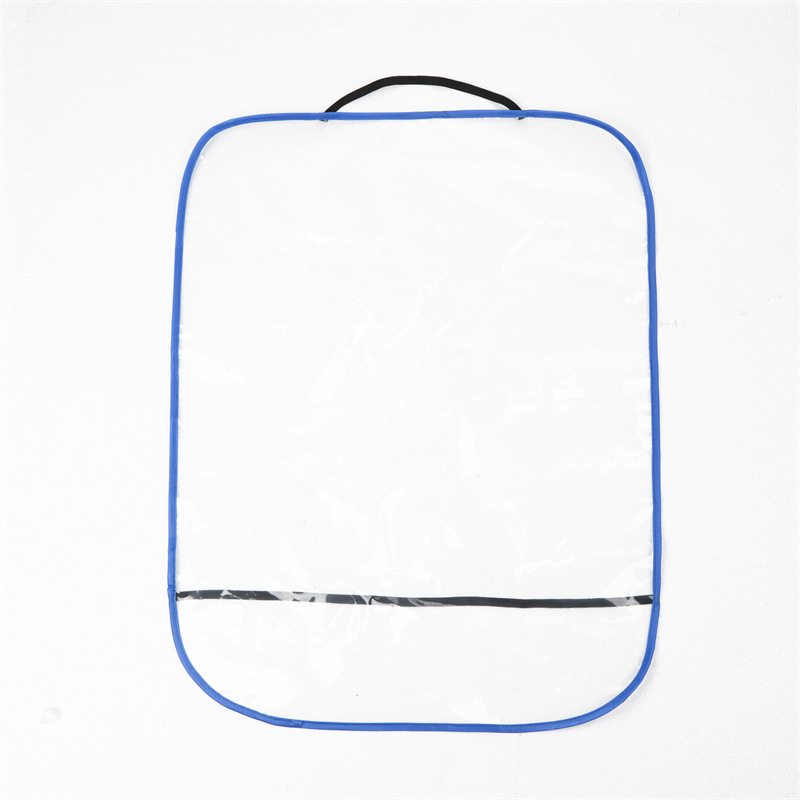 Car Seat Back Protective Cover Transparent Anti-dirty Mat PE Film Seat Back Kidsren's Anti-kick Anti-slip Anti-stepping Mat