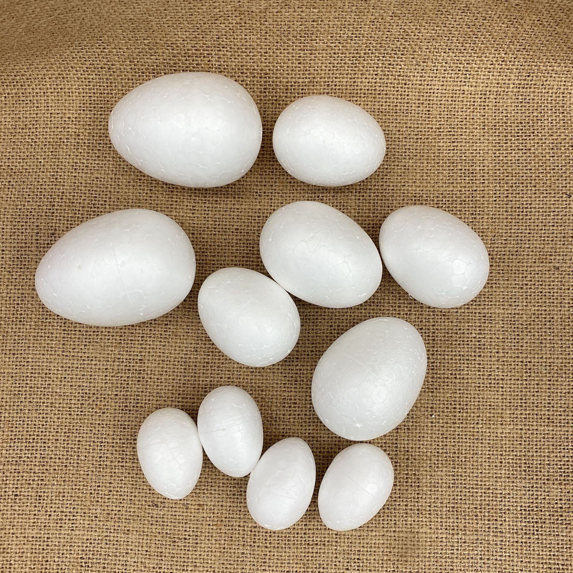 Manufacturer Wholesale Foam Solid Egg Foam Styrofoam Easter Decoration Multi-Model Goose Egg Embryo Model