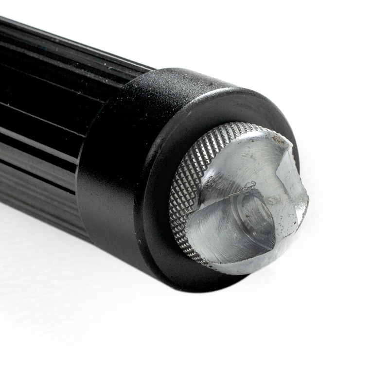 Telescopic Waist Fork, Aluminum Alloy Restraints, Electric Shock Catcher, Security Protection Equipment, Self-Locking Riot Control Steel Fork