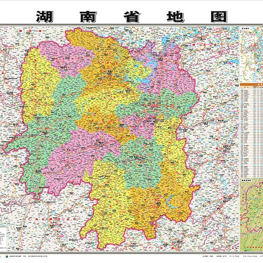 Provincial map factory direct wholesale new genuine film waterproof China world map crease-free delivery