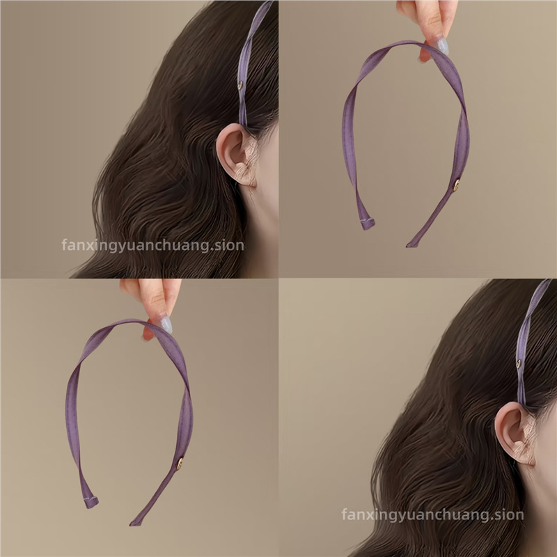 Ободок с пружинным давлением для женщин, универсальный, ретро корейский стиль