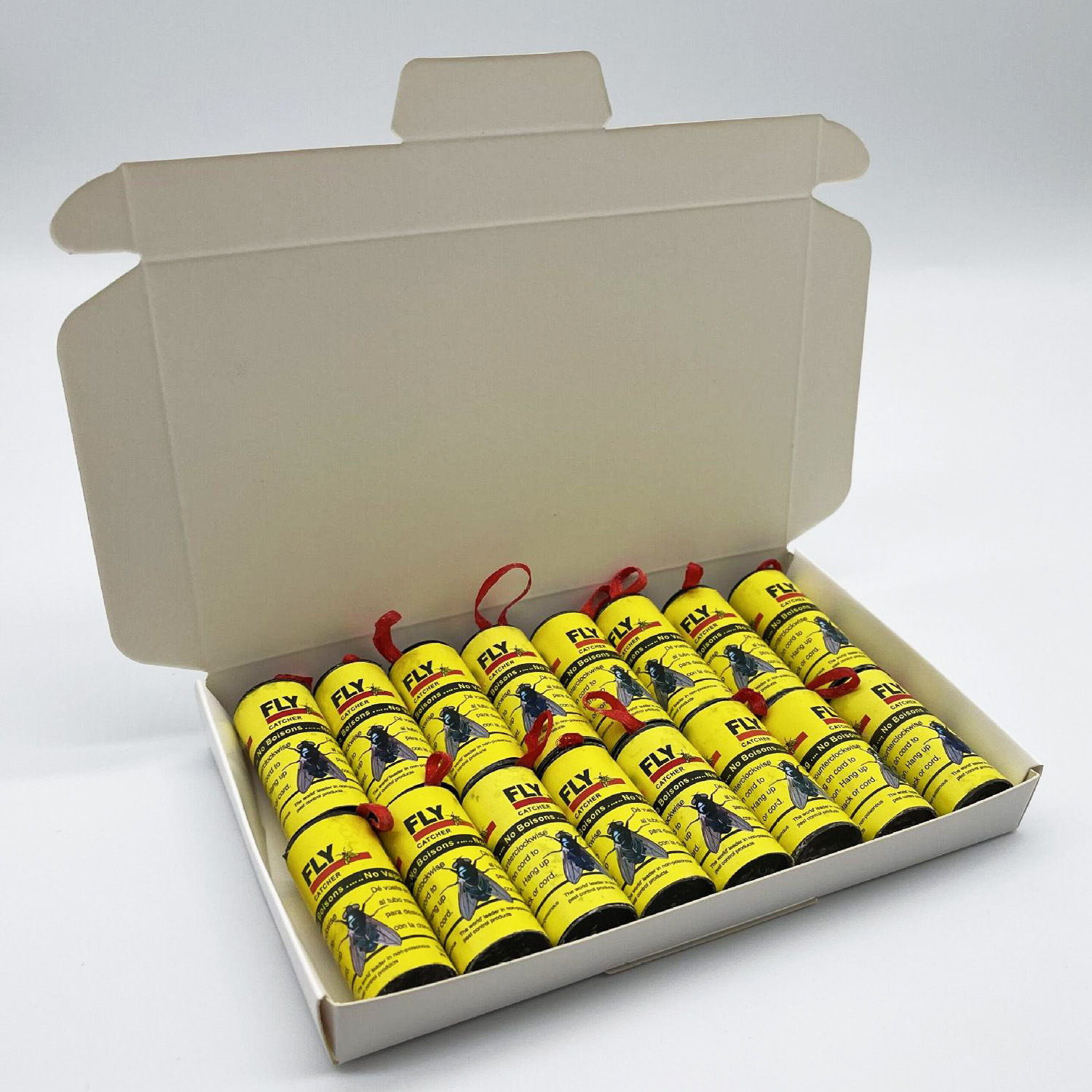 Manufacturer Cross-Border Sticky Fly Roll Sticky Fly Paper Fly Glue Fly Roll Paper Sticker Fly Board Fly with Fly Catching Flies Trap