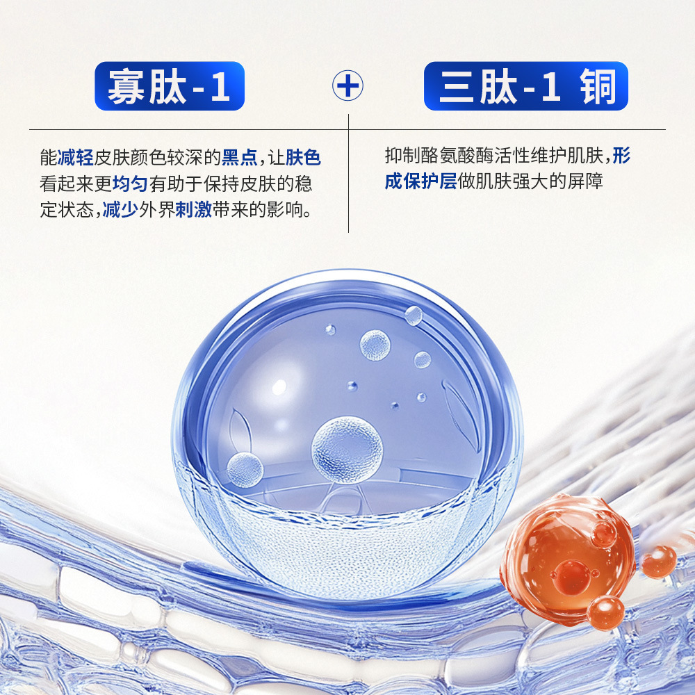 Maniki Oligopeptide Blue Copper Peptide Essence Moisturizing Anti-Wrinkle Firming Skin Lightening Lines Improves Roughness Refreshing Essence