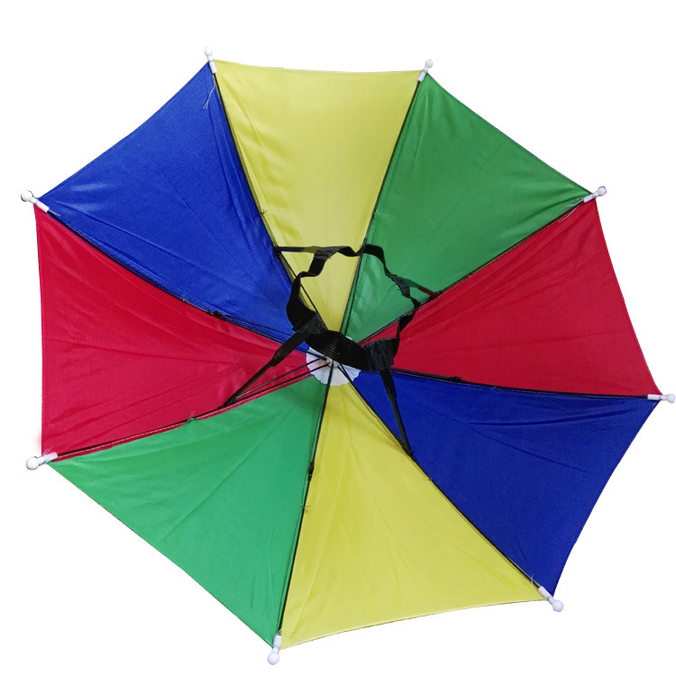 32CM head umbrella watermelon travel fishing umbrella cap children's handle umbrella fishing fishing gear umbrella printable foreign trade advertising umbrella