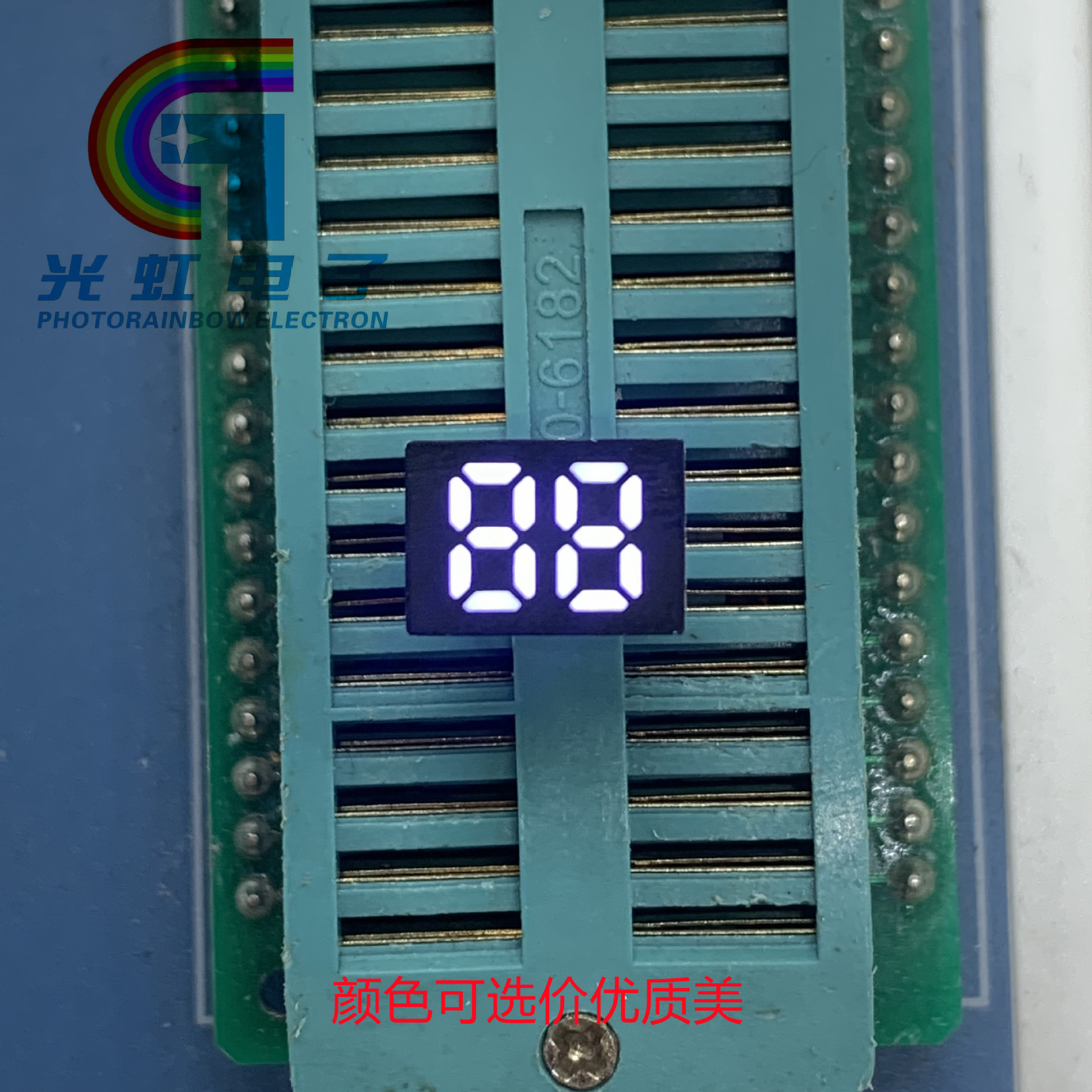 Двухзначный светодиодный цифровой трубка 0.25 дюйма яркая синяя двухстрочная цифровая дисплейная панель