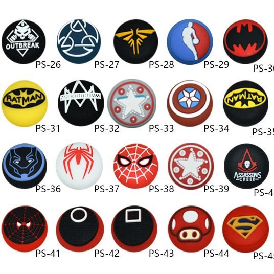 Suitable for Ps4/Ps5 Handle 3D Rocker Cap Game Handle Rocker Button Protective Cap Silicone Cap