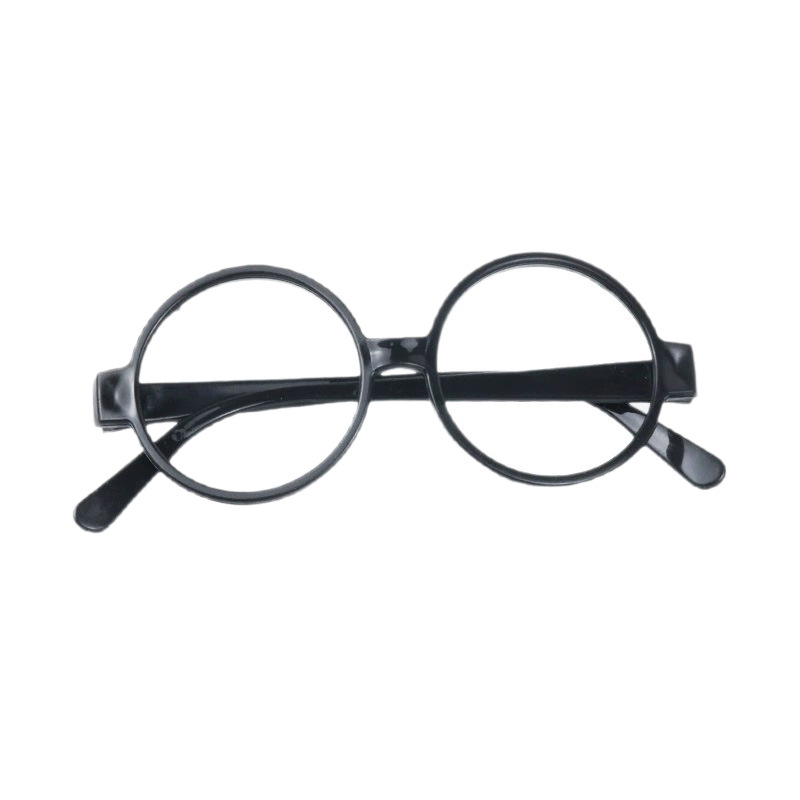 Children's Glasses Frame for Women, Cute, Trendy, Round, Lensless, Versatile Retro Decorative Frame