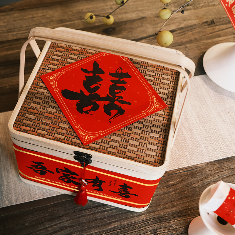 Guofeng Gift Box Gift Box High-end Health Products Cosmetics Accompanying Gift Chocolate Tea Zongzi Gift Box