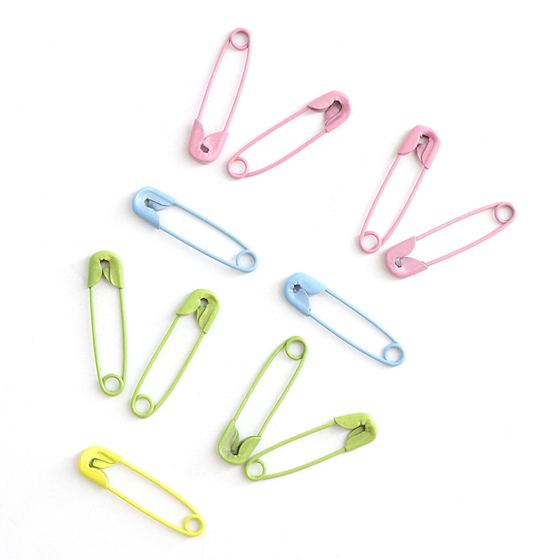 Factory Supply of Various Specifications of 15-color Pins Mixed Monochrome Safety Pins Tag Decoration Fixed Pins Wholesale