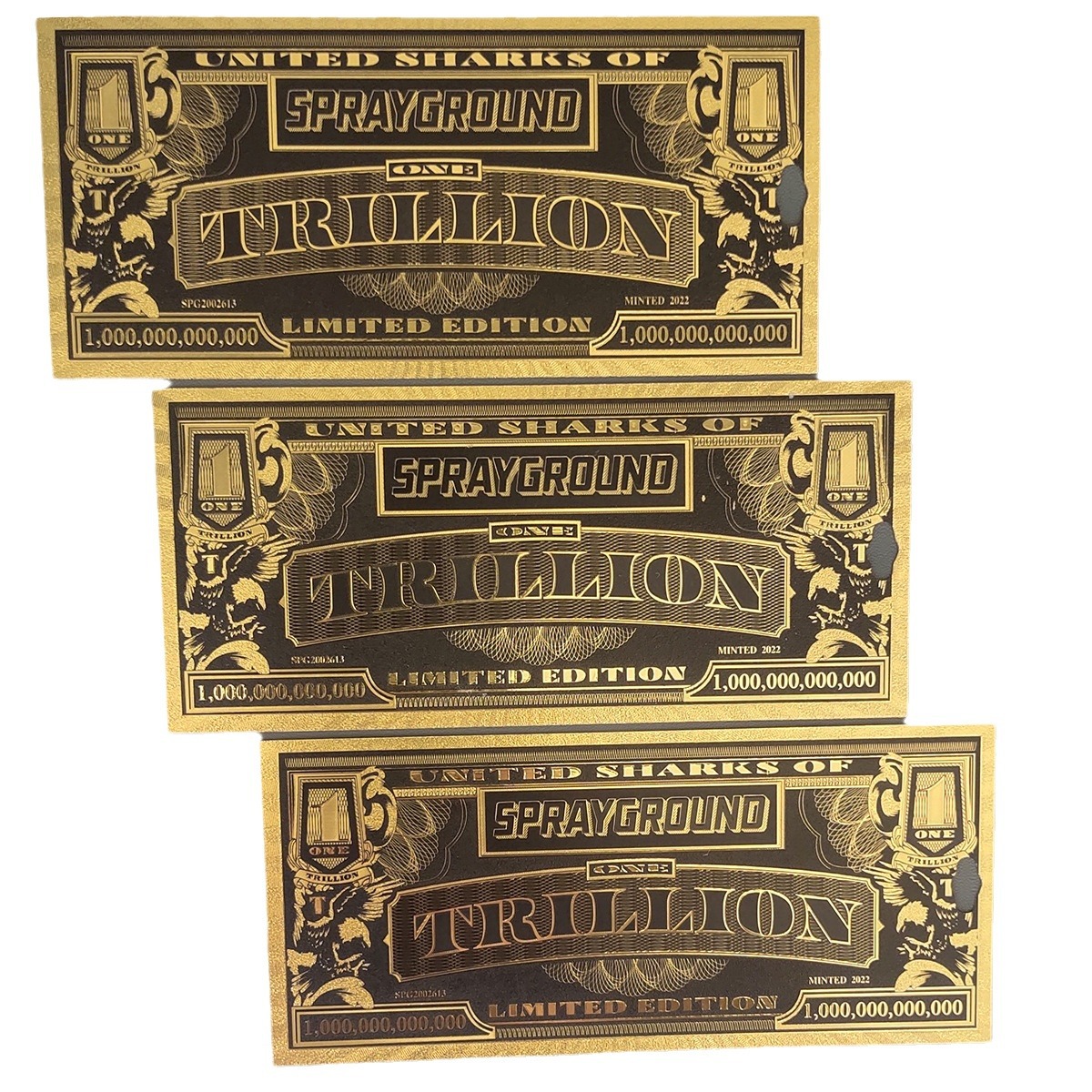 Cartoon Toy Gold Foil Pet Pvc Plastic 24K Commemorative Collection Coin Gold Banknote Card Factory Direct Sales Can Be Customized and Printed