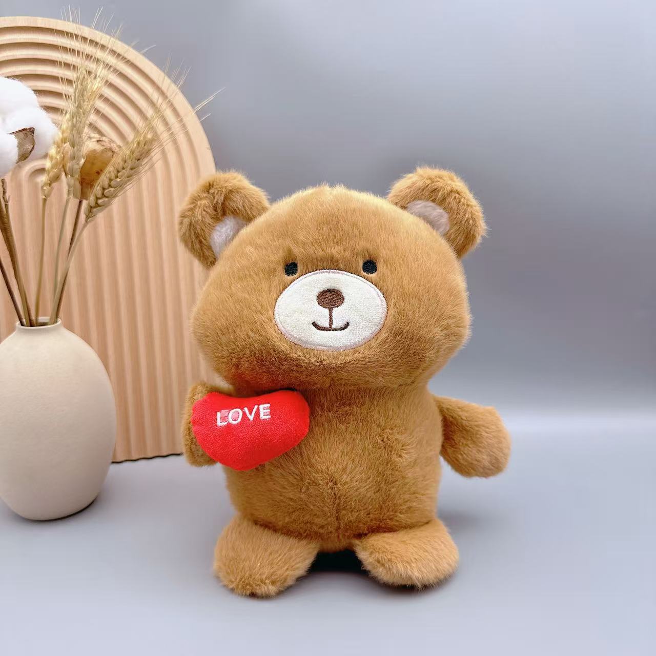New Foreign Trade Plush Toy Claw Machine Doll Popular Model Claw Machine Stuffed Animal Heart Bear Children's Gift
