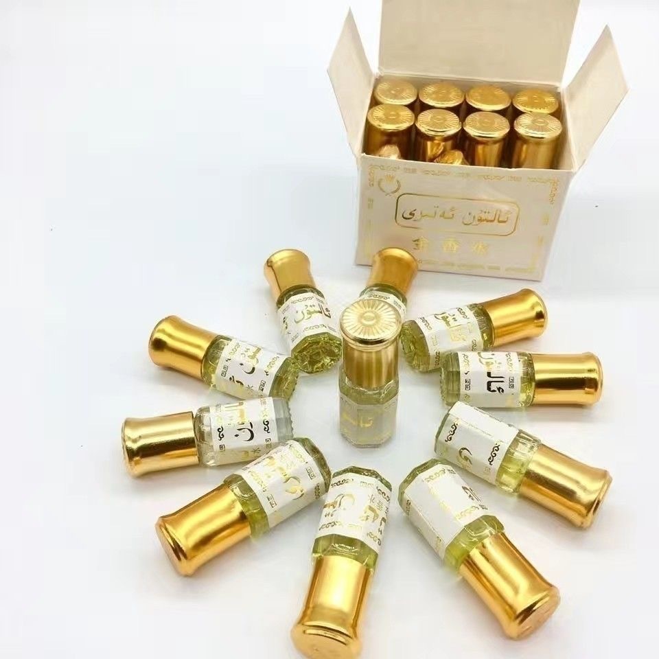 Pakistani Gold Perfume Non-Alcoholic Roller Ball High Purity Long-Lasting Fragrance Hui Roller Ball Women's Small Perfume