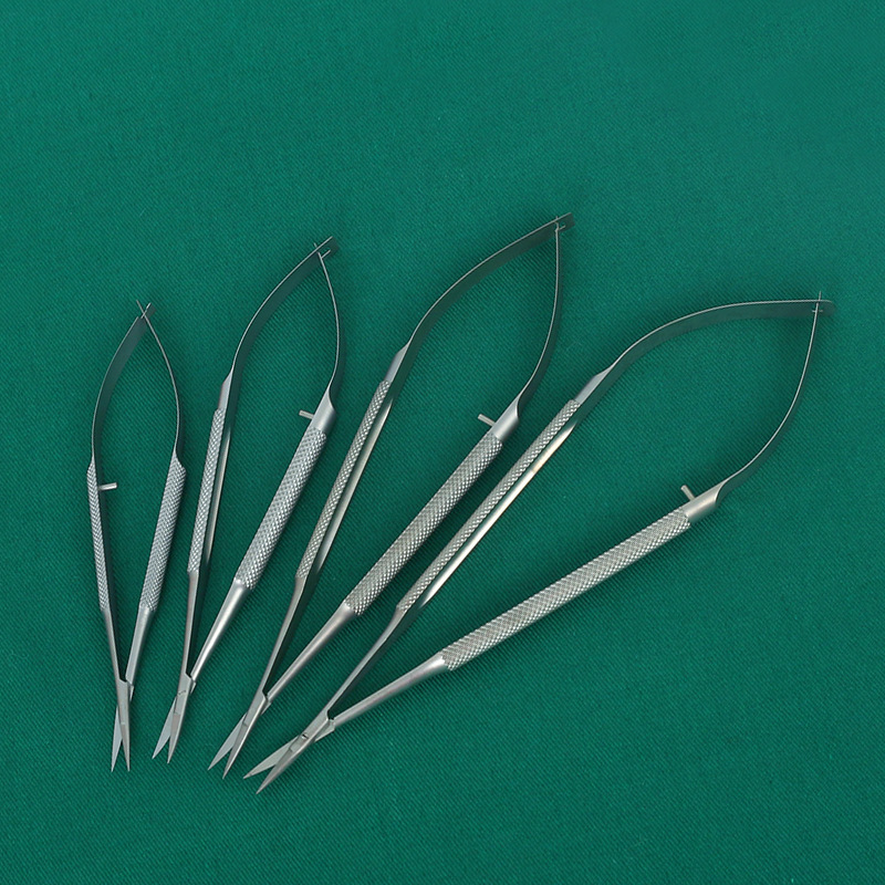 Stainless Steel Ophthalmic Microscopic Instrument, Corneal Scissors, Seam Removal Scissors, Double Eyelid Surgery, Eye Corner Opening Fine Scissors Tool