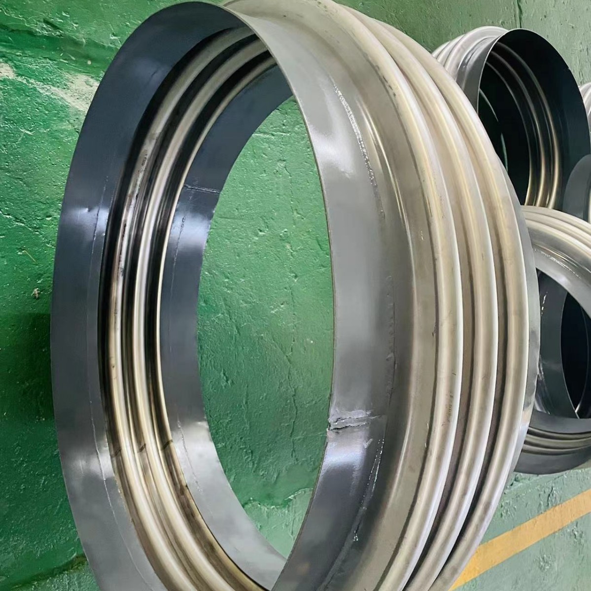 304 316L 310S 2205 Duplex Stainless Steel Metal Corrugated Compensator Expansion Joint Marine Flue