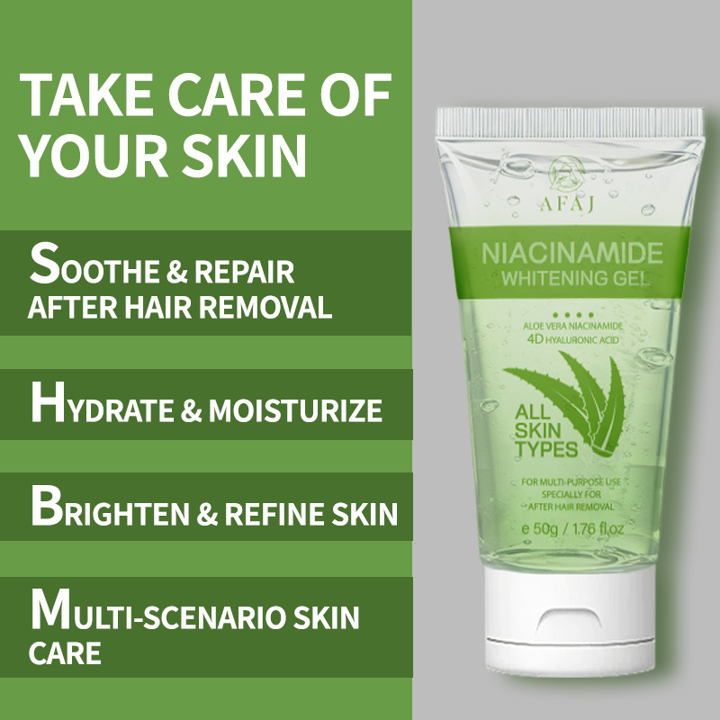 Cross-Border Skin Care Afaj Aloe Vera Gel Soothes, Repairs, Hydrates, Gently Improves Skin Condition and Moisturizes