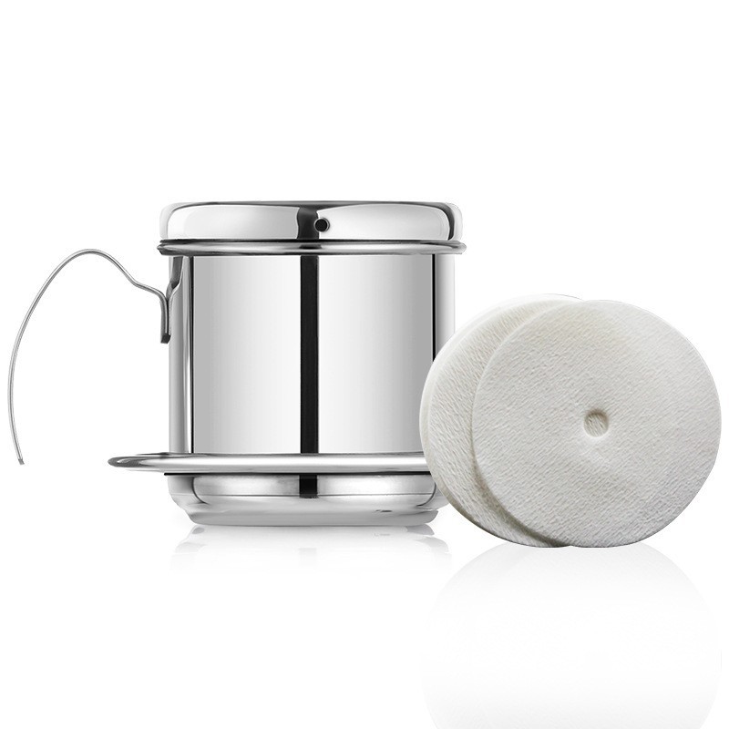 304 stainless steel Vietnamese coffee filter cup drip pot cross-type drip coffee pot household brewing pot stainless steel teapot
