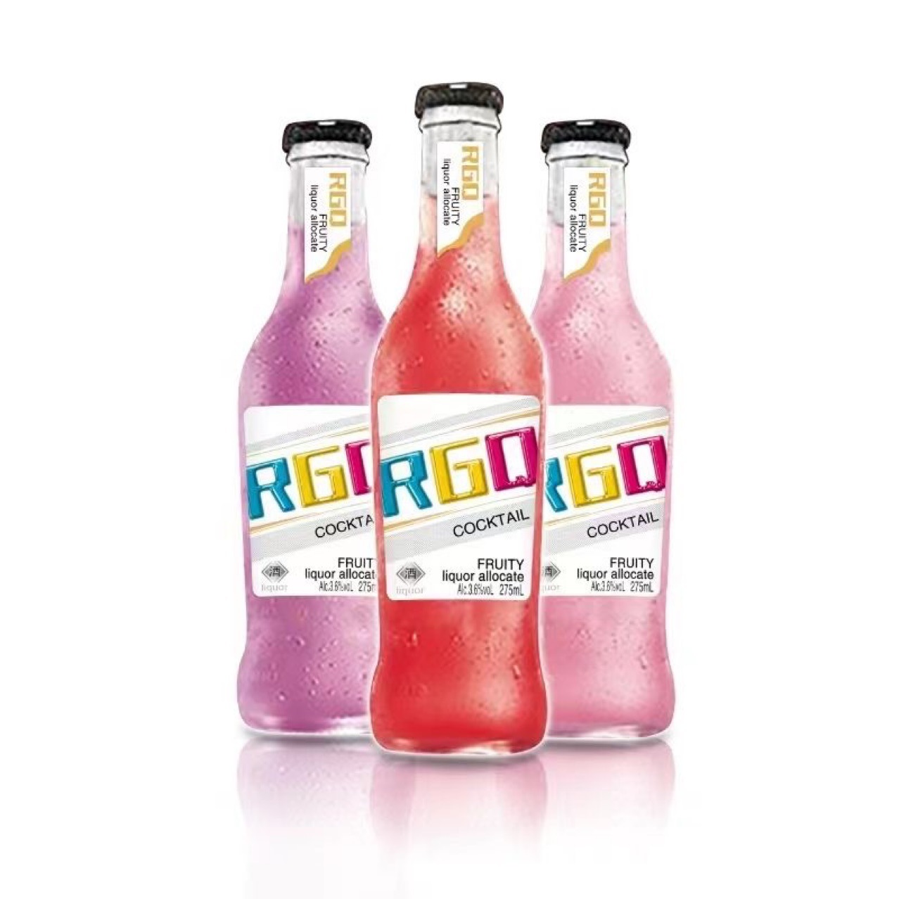 Cocktail Aowela Cocktail 5 Flavors 275ml * 24 Bottles Buffet Wine Wholesale Running Fruit Wine