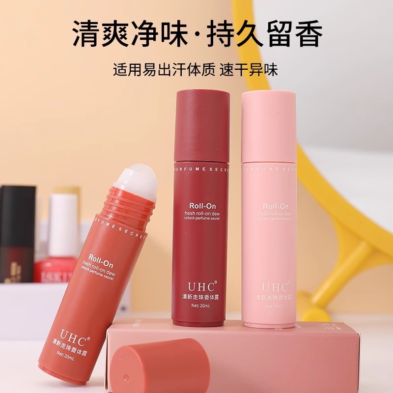 Light Fragrance Antiperspirant Deodorant for Men, Long-Lasting Underarm Deodorant Roll-On for Women