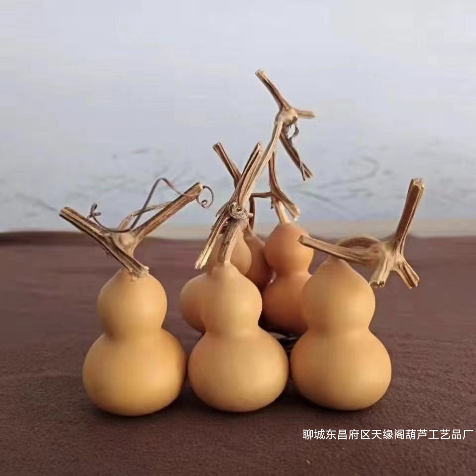American Hand-Twisted Gourd Natural Gourd Hand-Twisted Toy Ornaments Pendant Manufacturer Street Stall Gadgets Home Furnishings
