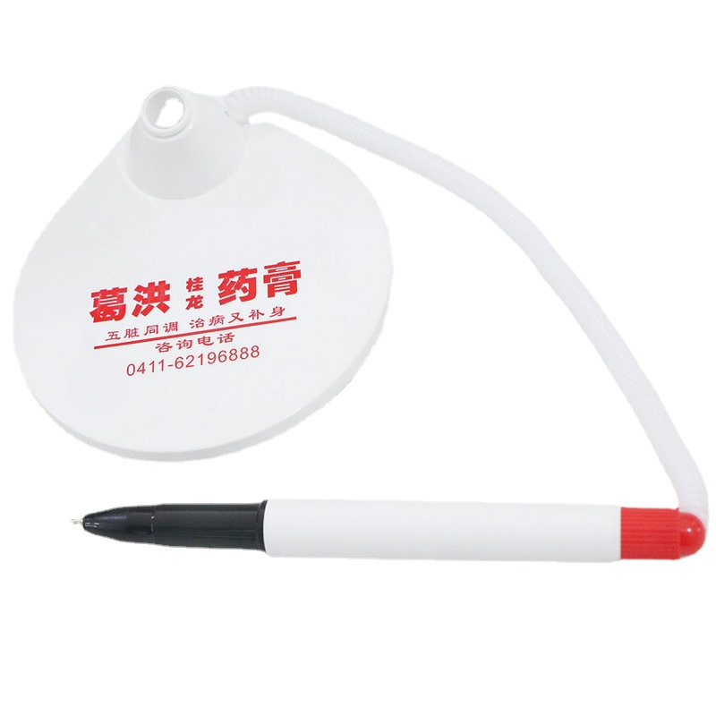 Factory Direct Sales Customized Logo Neutral Desk Pen Bank Business Desk Pen Gift Plastic Desk Pen Advertising Pen # 6476