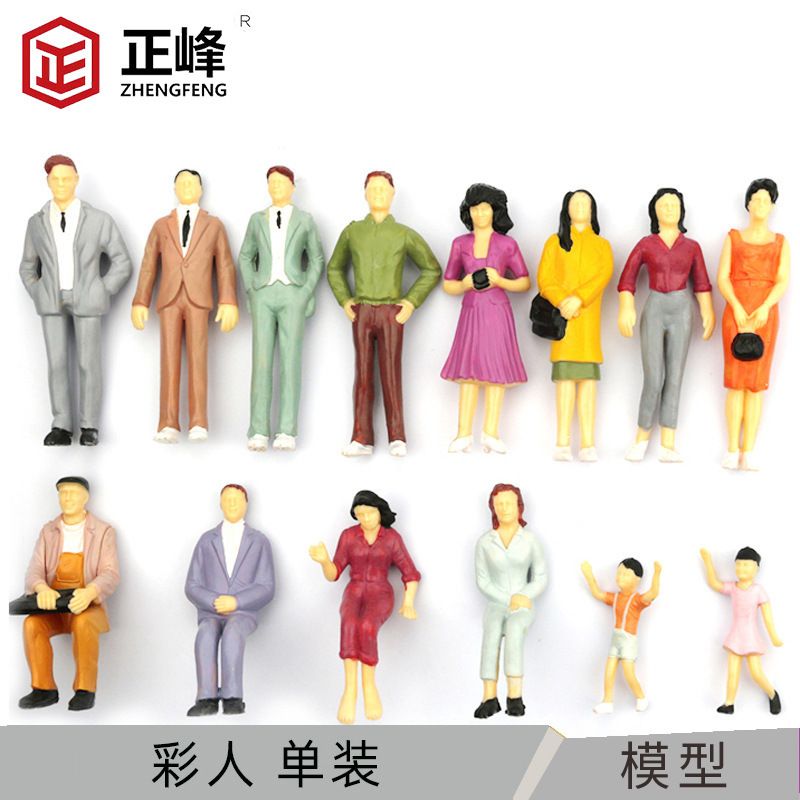 Оптовая модель персонажа для песочницы, цветной злодей, мини-модель для песочницы, персонаж для фона сцены