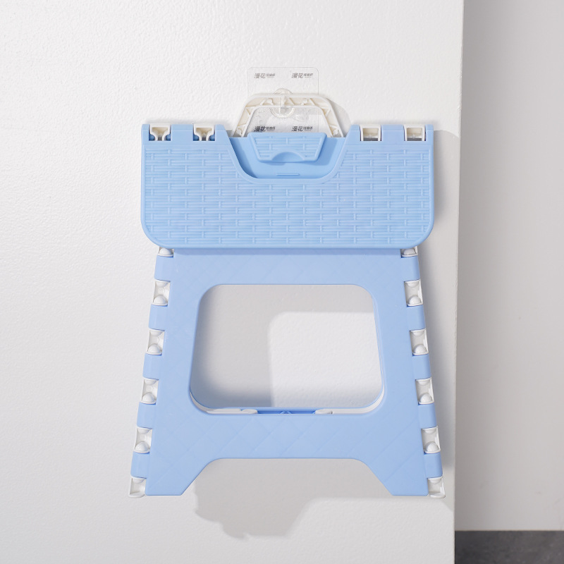 Folding Stool for Home Use, Portable Small Bench, Thickened Plastic Chair, Outdoor Fishing Stool, Footstool, Train Folding Ladder Stool