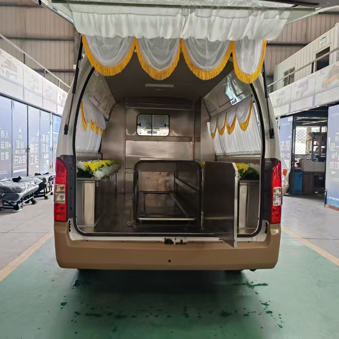 Foton G9 Funeral Car Refrigerated Ice Coffin Mobile Service Car Funeral Car Ice Coffin Price Available for Export